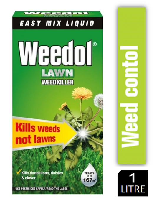 Weedol Lawn Weedkiller Concentrate Liquid 1 Litre - NWT FM SOLUTIONS - YOUR CATERING WHOLESALER