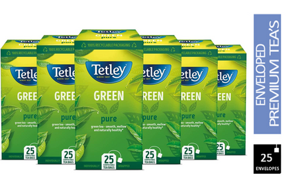 Tetley Green Tea Envelopes 25's - NWT FM SOLUTIONS - YOUR CATERING WHOLESALER