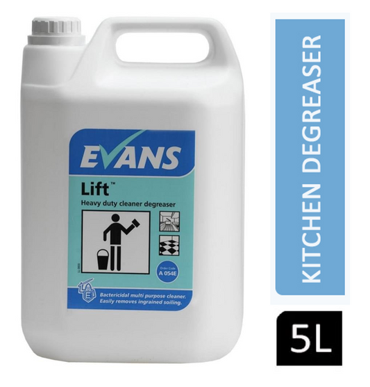 Evans Vanodine Lift Heavy Duty Cleaner Degreaser 5 Litre - NWT FM SOLUTIONS - YOUR CATERING WHOLESALER