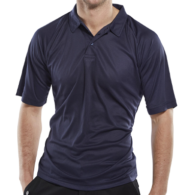 Beeswift Navy XXL Polo Shirt - NWT FM SOLUTIONS - YOUR CATERING WHOLESALER