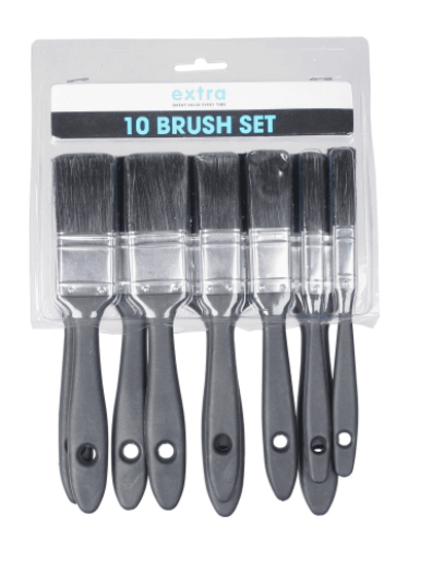 LG Harris 10 Piece Brush Set - NWT FM SOLUTIONS - YOUR CATERING WHOLESALER