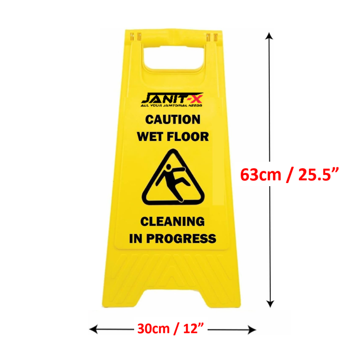 Janit-X Yellow A Frame Wet Floor Sign