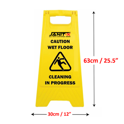 Janit-X Yellow A Frame Wet Floor Sign