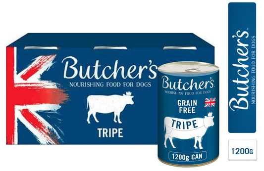 Butcher's Tripe Dog Food Tin 1200g - NWT FM SOLUTIONS - YOUR CATERING WHOLESALER