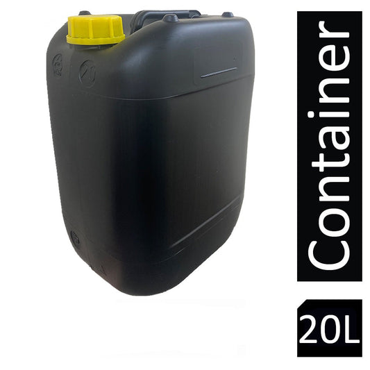 Ecostacker Black Drum & Yellow Lid 20 Litre - NWT FM SOLUTIONS - YOUR CATERING WHOLESALER