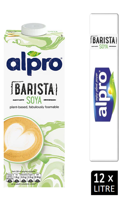 Alpro Barista for Professionals Soya Milk 1 Litre - NWT FM SOLUTIONS - YOUR CATERING WHOLESALER