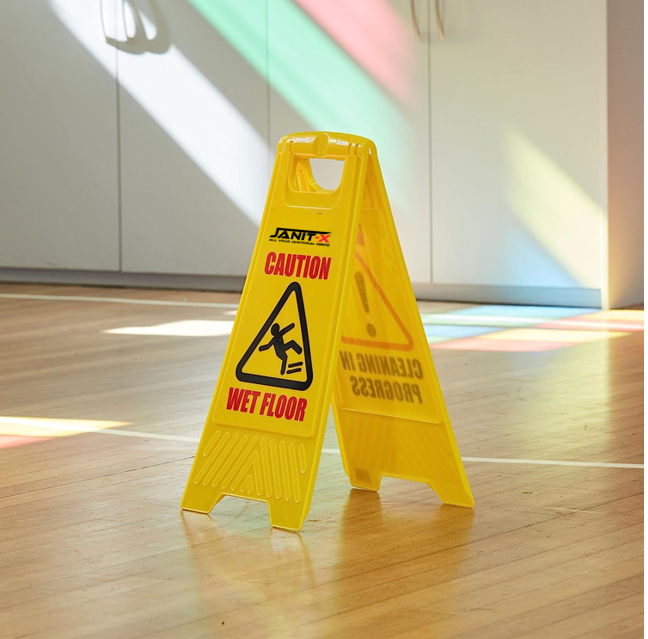 Janit-X Yellow A Frame Wet Floor Sign