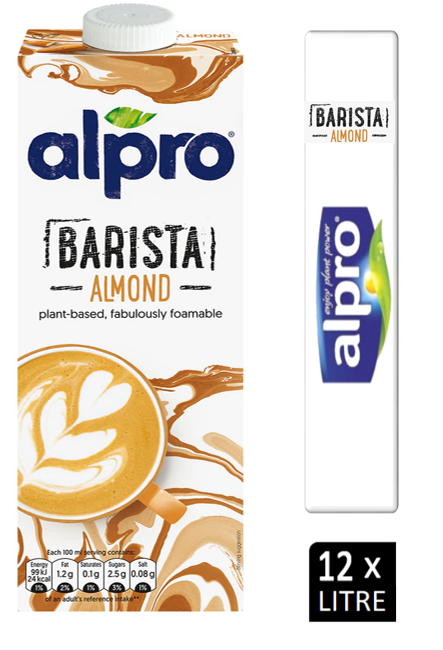 Alpro Barista for Professionals Almond Milk 1 Litre - NWT FM SOLUTIONS - YOUR CATERING WHOLESALER