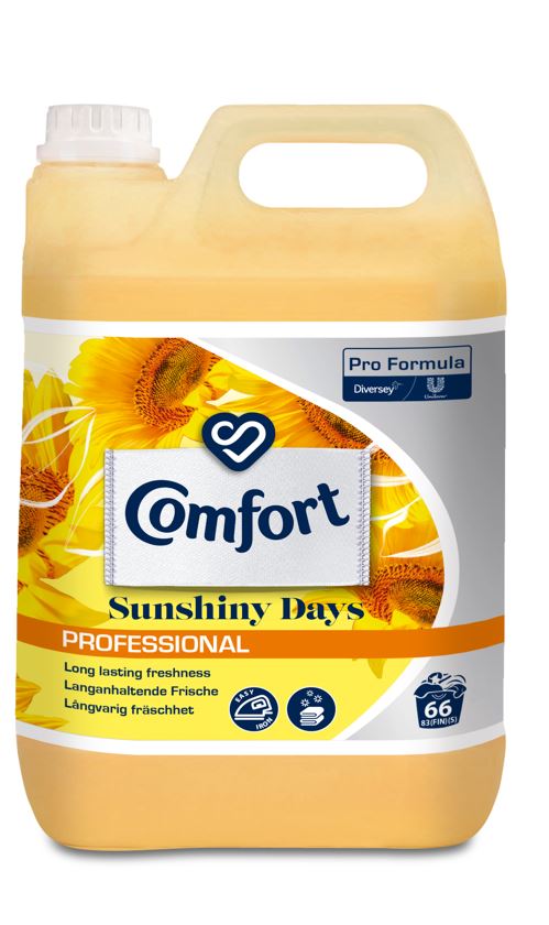 Comfort Professional Sunshine Fabric Softener 5 Litre - NWT FM SOLUTIONS - YOUR CATERING WHOLESALER