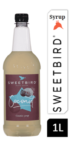 Sweetbird Coconut Coffee Syrup 1litre (Plastic) - NWT FM SOLUTIONS - YOUR CATERING WHOLESALER