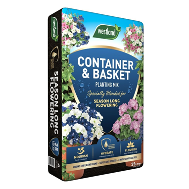 Westland Container & Basket Planting Peat Free Mix 25L - NWT FM SOLUTIONS - YOUR CATERING WHOLESALER