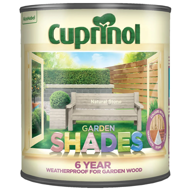 Cuprinol Garden Shades NATURAL STONE 2.5 Litre - NWT FM SOLUTIONS - YOUR CATERING WHOLESALER