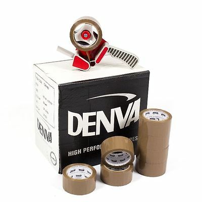 Denva Buff Packaging Tape - NWT FM SOLUTIONS - YOUR CATERING WHOLESALER