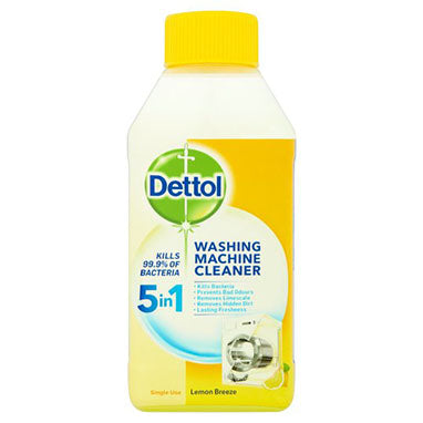 Dettol Washing Machine Cleaner Lemon 250ml - NWT FM SOLUTIONS - YOUR CATERING WHOLESALER