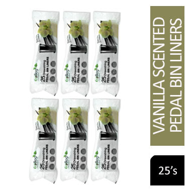 Ecobag Pedal Bin Liners Vanilla 30 Litre Pack 25's - NWT FM SOLUTIONS - YOUR CATERING WHOLESALER