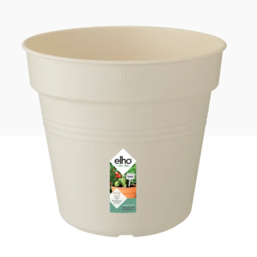 Elho Green Basics Grow Pot 13cm COTTON WHITE - NWT FM SOLUTIONS - YOUR CATERING WHOLESALER