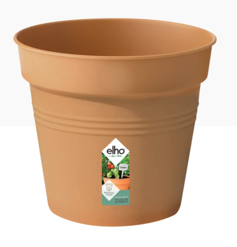 Elho Green Basics Grow Pot 13cm TERRACOTTA - NWT FM SOLUTIONS - YOUR CATERING WHOLESALER