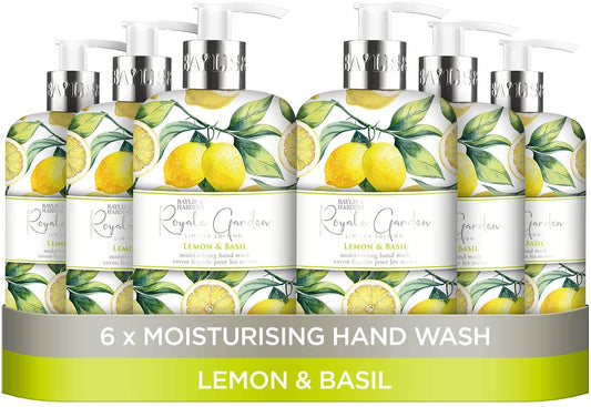 Baylis & Harding Lemon & Basil Hand Wash 500ml  - NWT FM SOLUTIONS - YOUR CATERING WHOLESALER