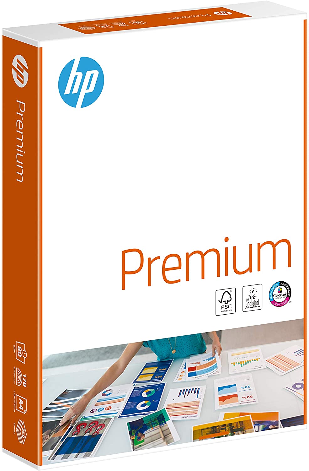 HP Premium A4 80gsm White Paper 1 Ream (500 Sheets)