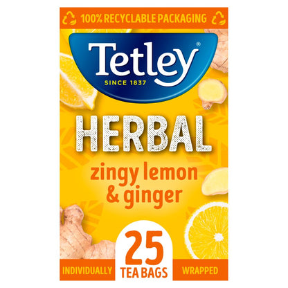 Tetley Lemon & Ginger 25's