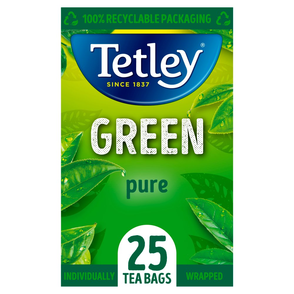 Tetley Green Tea Envelopes 25's