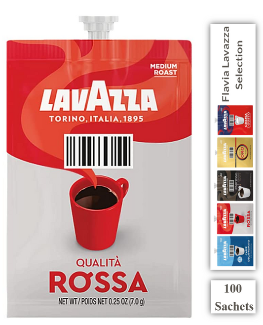 Flavia Lavazza Qualita Rossa Sachets 100's - NWT FM SOLUTIONS - YOUR CATERING WHOLESALER