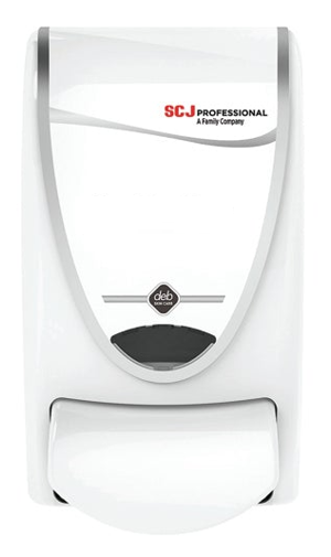 Deb Stoko Proline Soap White Dispenser 1 Litre (WHB1LDS) - NWT FM SOLUTIONS - YOUR CATERING WHOLESALER