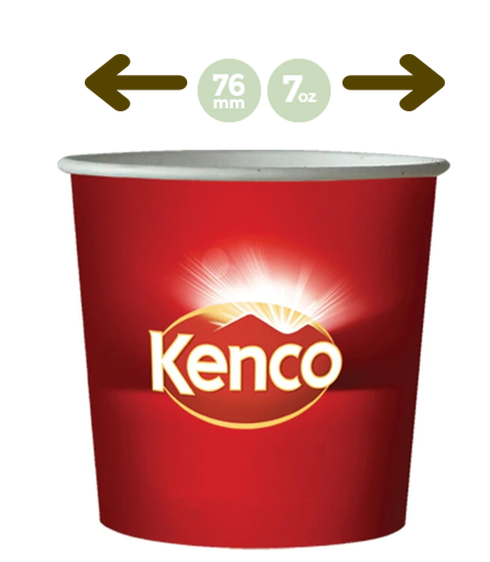 Kenco In-Cup Knorr Vegetable Soup 25's 76mm Paper Cups - NWT FM SOLUTIONS - YOUR CATERING WHOLESALER