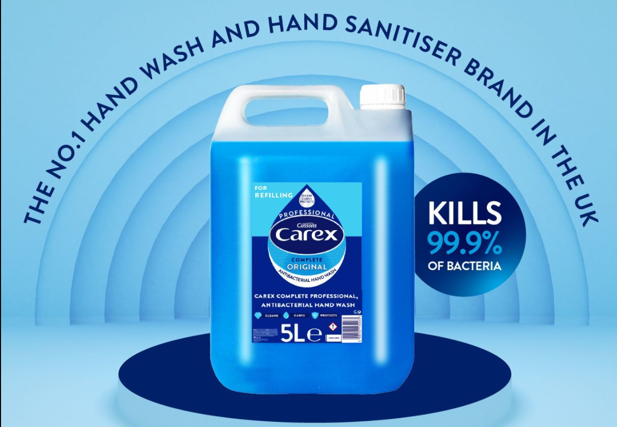 Carex Antibacterial 5 Litre NWT FM SOLUTIONS YOUR CATERING