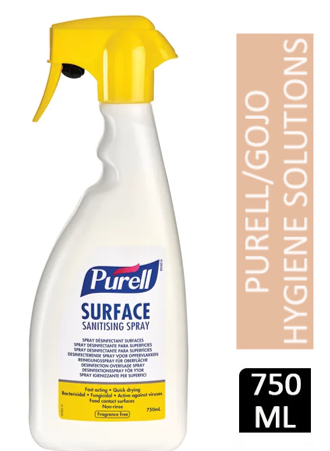 Purell Surface Sanitising Spray 750ml - NWT FM SOLUTIONS - YOUR CATERING WHOLESALER