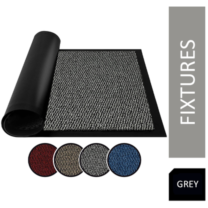 Fixtures Barrier Floor Mat 80cm x 160cm Grey - NWT FM SOLUTIONS - YOUR CATERING WHOLESALER