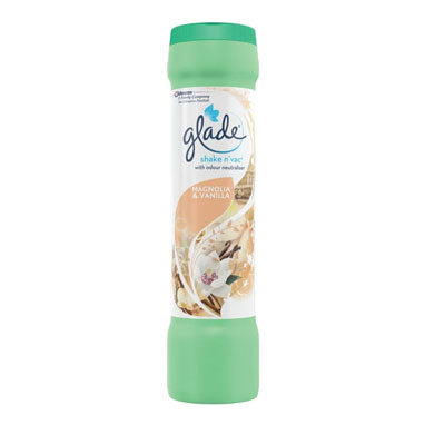 Glade Shake n Vac Magnolia & Vanilla 500g - NWT FM SOLUTIONS - YOUR CATERING WHOLESALER