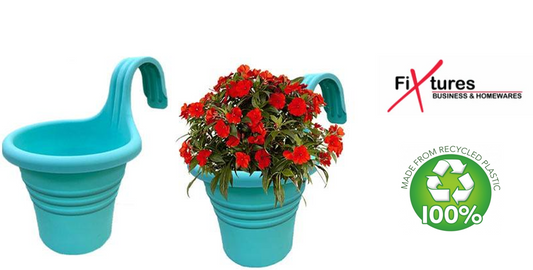 Fixtures Hang Easy Single Mint Green Planter - NWT FM SOLUTIONS - YOUR CATERING WHOLESALER