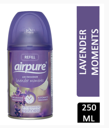 AirPure Lavender Moments Refill 250ml - NWT FM SOLUTIONS - YOUR CATERING WHOLESALER