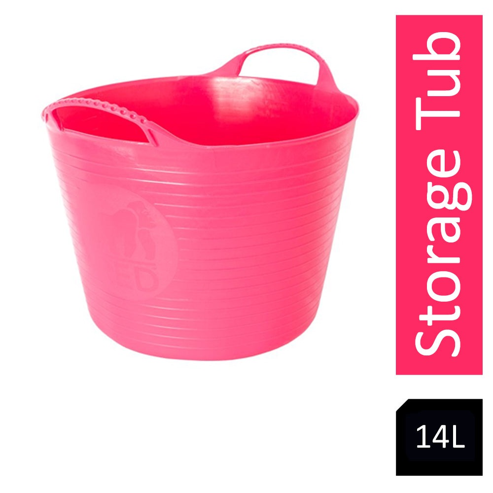 Gorilla Flexi Tub Pink 14 Litre - NWT FM SOLUTIONS - YOUR CATERING WHOLESALER