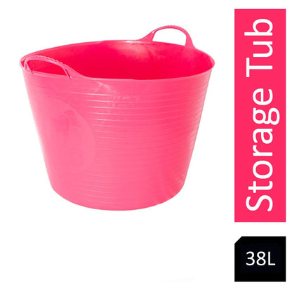 Gorilla Flexi Tub Pink 38 Litre - NWT FM SOLUTIONS - YOUR CATERING WHOLESALER