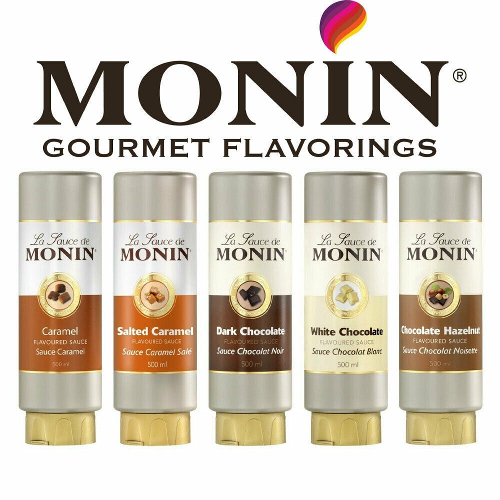 Monin Caramel Sauce 500ml - NWT FM SOLUTIONS - YOUR CATERING WHOLESALER