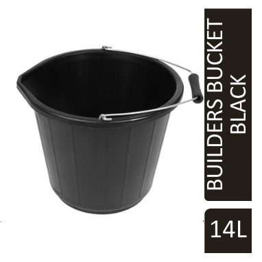 Janit-X Black Builders Bucket 14L - NWT FM SOLUTIONS - YOUR CATERING WHOLESALER
