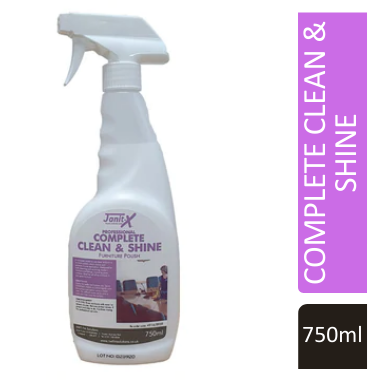 Janit-X Professional Complete Clean & Shine 750ml - NWT FM SOLUTIONS - YOUR CATERING WHOLESALER