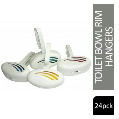 Janit-X Toilet Bowl Rim Hangers Assorted 24's - NWT FM SOLUTIONS - YOUR CATERING WHOLESALER
