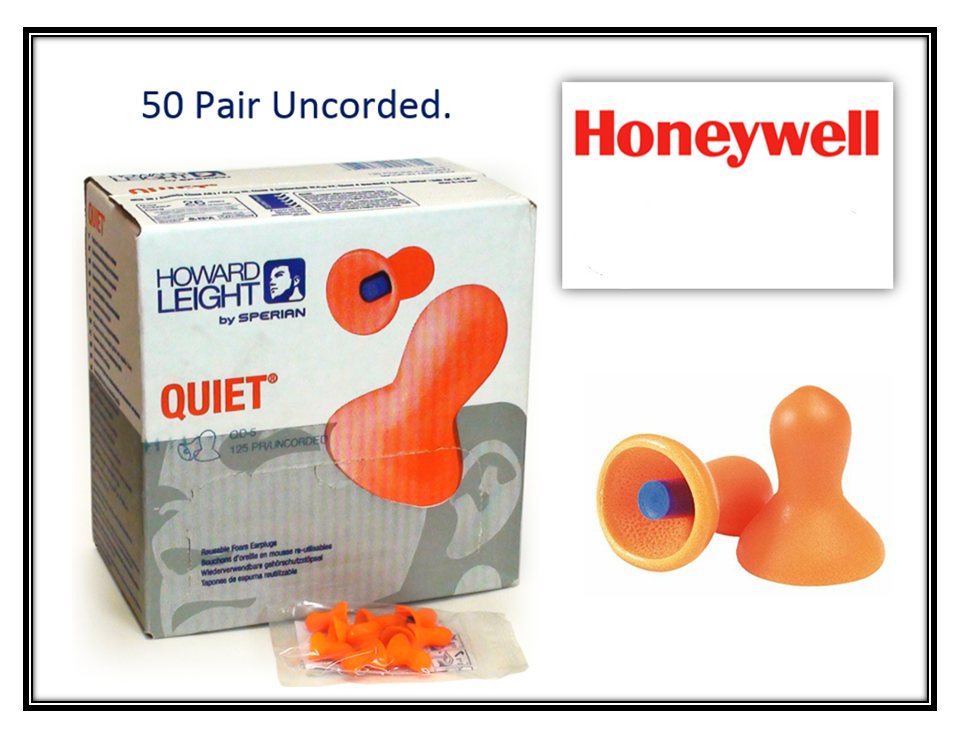 Honeywell 1028456 Uncorded Ear Plugs 50 Pack - NWT FM SOLUTIONS - YOUR CATERING WHOLESALER