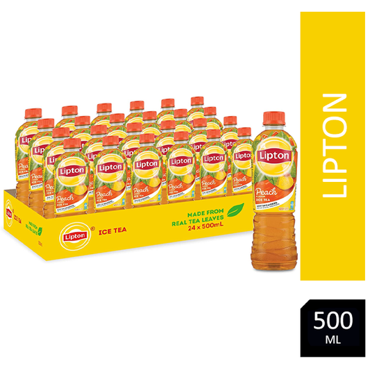 Lipton Ice Tea Peach 12x500ml - NWT FM SOLUTIONS - YOUR CATERING WHOLESALER