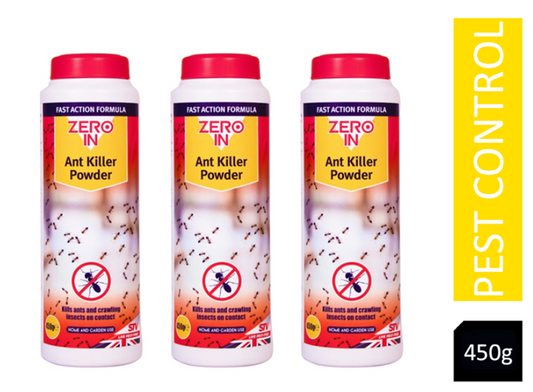 Zero In Ant & Insect Killer Powder 450g (STV950) - NWT FM SOLUTIONS - YOUR CATERING WHOLESALER