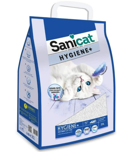Sanicat Hygiene Plus Non Clumping Litter 20 Litre - NWT FM SOLUTIONS - YOUR CATERING WHOLESALER