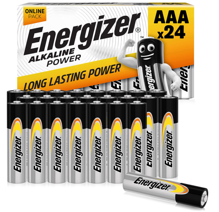 Energizer AA Alkaline Power Home Battery Pack 24's