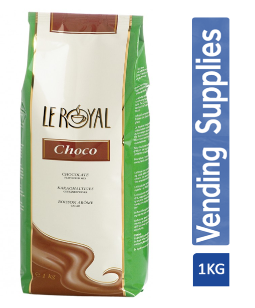 Le Royal Granulated Chocolate 1kg (Green Bag) - NWT FM SOLUTIONS - YOUR CATERING WHOLESALER