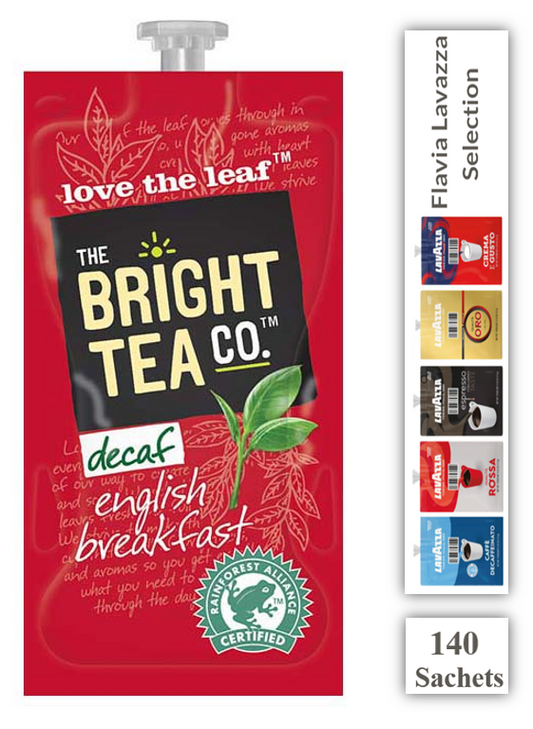 Flavia English Breakfast Decaf Tea 140's - NWT FM SOLUTIONS - YOUR CATERING WHOLESALER