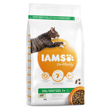 IAMS for Vitality Adult Cat Food Lamb 10kg - NWT FM SOLUTIONS - YOUR CATERING WHOLESALER