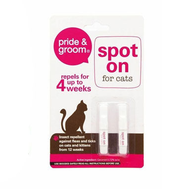Pride & Groom Spot on for Cats 2 Pack - NWT FM SOLUTIONS - YOUR CATERING WHOLESALER