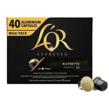 L'Or Ristretto 40's (Nespresso Compatible Pods) - NWT FM SOLUTIONS - YOUR CATERING WHOLESALER